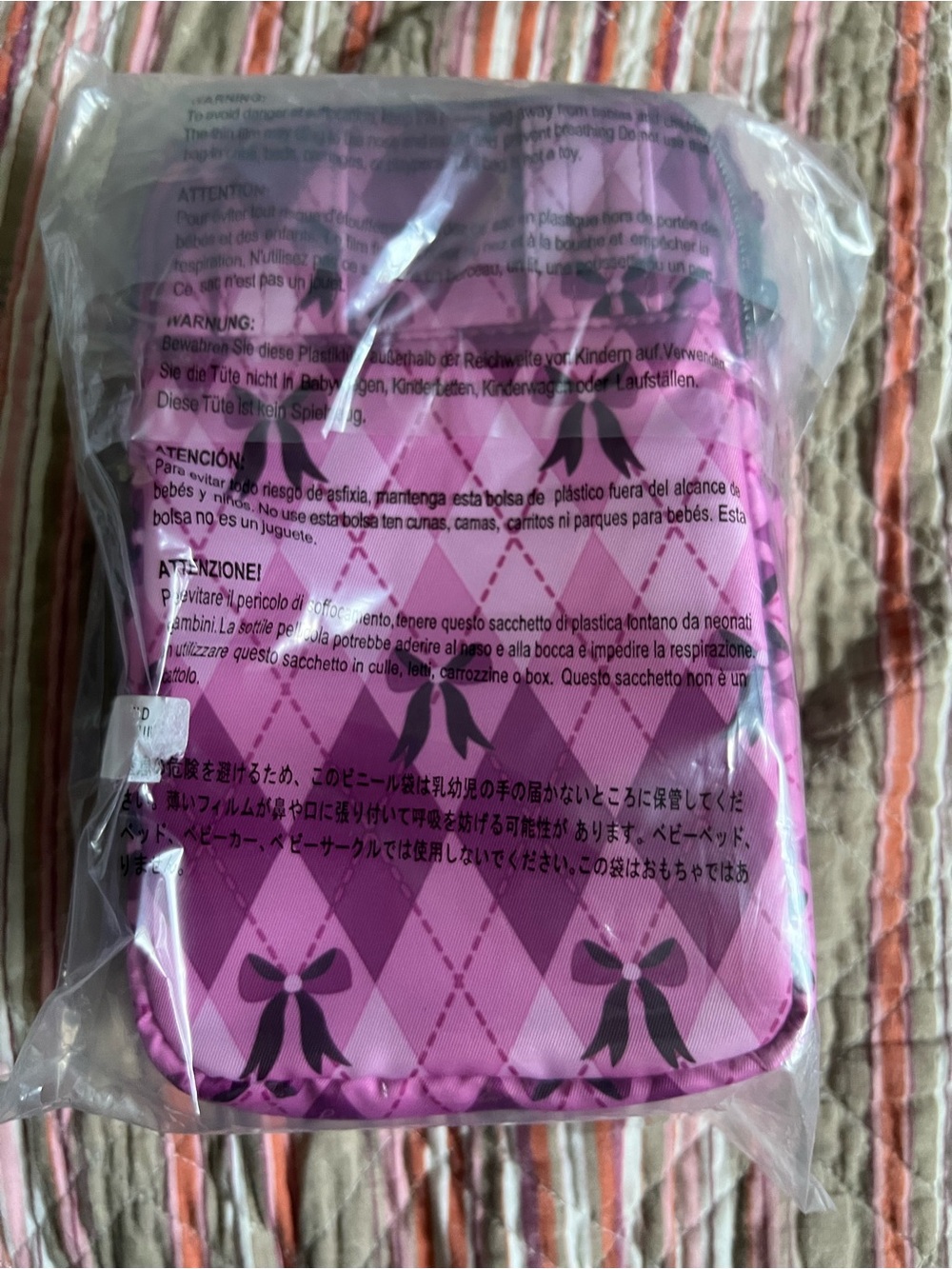 NWT~LUG~Skeeter Mini Bridge Crossbody Bag with Bow - Picture 4 of 8